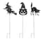 Glitzhome® 36" Halloween Metal Silhouette Yard Stake Or Hanging Décor Set